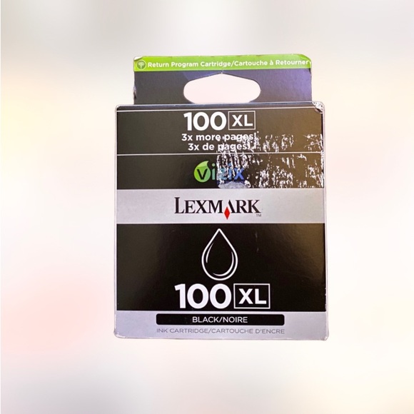 Lexmark 100xl black ink replacement new in box - Picture 1 of 3
